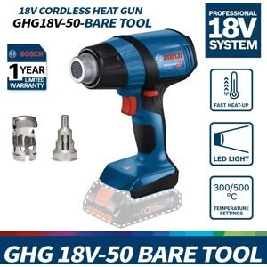Bosch Pistolet Thermique Sans Fil Rechargeable 18V, Soudage Professionnel Haute Puissance, Souffleur
