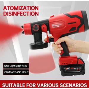 Milwaukee M18 pistolet de pulvérisation électrique 800 ml grande capacité 39000 tr/min haute