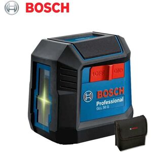 Niveau Bosch, haute précision, lumière forte, ligne fine GLL50G, nivellement automatique au Laser croisé