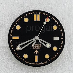 Aucun Cadran de montre Shoous vert pour Seam84, accessoires de mouvement automatique, pièces de module, cadrans de montre, 31mm, 300, NH35, NH36