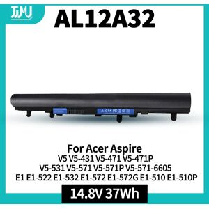 DIXSG Batterie AL12A32 AL12A72 pour ACER Aspire E1 E1-522 E1-532 E1-572 E1-572G E1-510 E1-510P V5 V5-431