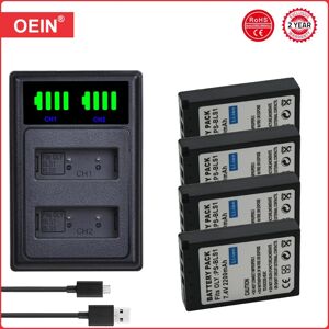 Jollmono Batterie et chargeur PS-BLS1 BLS-1 pour appareils photo reflex numériques Olympus, E-420, E-450, E-600, E-620, E-P1 de stylo, E-P2, E-P3, E-PL1 E-PL3