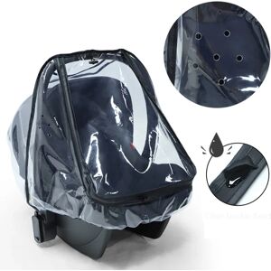 Aucun Siège de sécurité pour bébé, housse de pluie transparente EVA pour poussette de bébé, housse anti-poussière, Double fermeture éclair, accessoires de poussette pour bébé