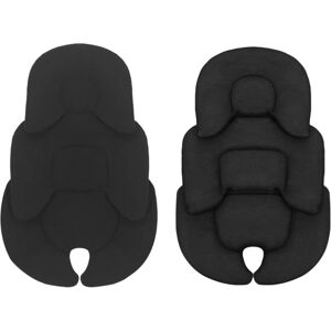 QILEJVS Coussin de poussette pour bébé Q81A, siège de voiture pour nouveau-né, soutien de la tête et du corps, oreiller, matelas thermique, maille respirante, tapis de cou