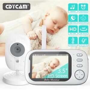 Cdycam nouveau 3.5 pouces sans fil vidéo bébé moniteur Vision nocturne surveillance de la température 2 voies Audio parler bébé nounou caméra de sécurité