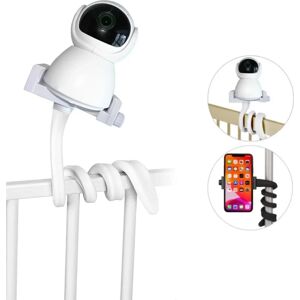 Other Support universel pour moniteur de bébé, support torsadé Flexible pour Webcam, tige de berceau sans trou