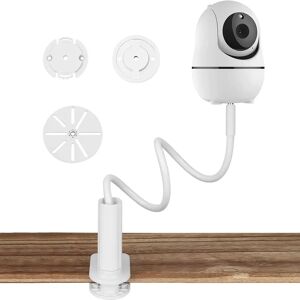 Erilles Support de caméra domestique pour moniteur bébé, pince pour Babycam, support de col de cygne général, Heyhome Xiaomi Tp-Link Tapo IApk o Cam