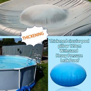 Aucun Oreiller flottant gonflable pour piscine hors sol, couverture de natation durable, hiver