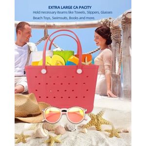 Aucun Sac fourre-tout ouvert pour la plage, bateau, piscine, sports, imperméable, lavable, pointe verte, durable, original, BO227 ro. X Large