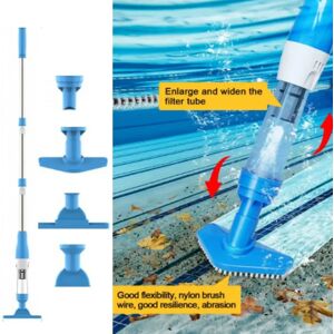 VIBRATITE Aspirateur de piscine aste sans fil efficace, nettoyant pour spas, bains à remous, piscines de vie
