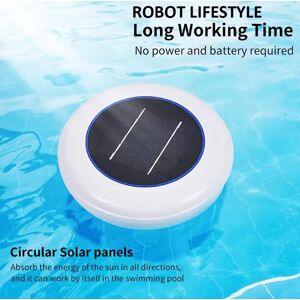 Robot lifestyle Ioniseur de piscine solaire pour piscines, nettoyeur à ionisation en cuivre et argent, supporter