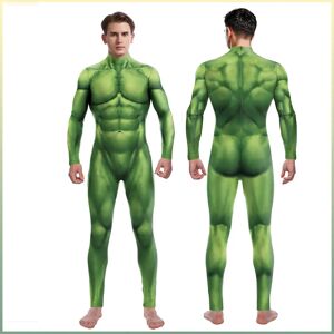 You‘re My Secret Costume de Cosplay Halloween carnaval pourim vert Muscle impression 3D hommes combinaison Spandex Zentai body femmes hommes vêtements de fête de vacances