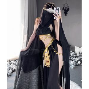 Aucun Ensemble haut et jupe pour Halloween Cosplay Costume, Sexy Goddess Princess Cos, Aleopatra Bely,