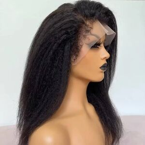 DC hair Perruque Lace Front Wig Yaki Naturelle Crépue Lisse, Cheveux de Bébé, 13x6, 13x4, Pre-Plucked, 4C
