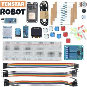 TENSTAR ROBOT Kit de démarrage de base pour carte de développement WIFI ESP32 ESP-32S pour kit d'apprentissage des