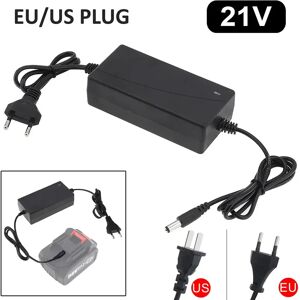 ChgImposs Adaptateur d'alimentation 18V 21V, Port DC, connecteur en ligne, chargeur de batterie au Lithium, clé électrique/batterie 18650 avec prise DC 5.5x2.5mm