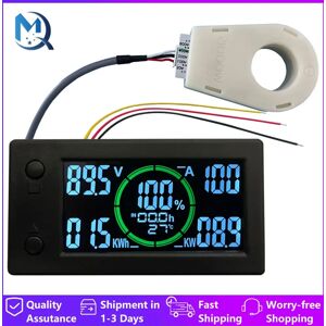 Ziqqucu Voltmètre numérique Bluetooth DC 0 ~ 300V, moniteur de batterie, testeur Hall 02:omb, ampèremètre, capacité, électricité, compteur de tension AH