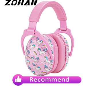 ZOHAN enfants Protection auditive cache-oreilles sécurité auditive cache-oreilles licorne réduction du bruit casque enfants Protection oreille couverture