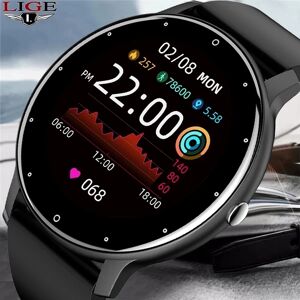 LIGE 2025 nouvelle montre intelligente hommes plein écran tactile Sport Fitness montre IP67 étanche Bluetooth pour Android ios smartwatch hommes + boîte