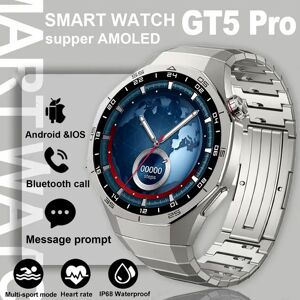 OBAME GT 5 Pro montre intelligente hommes AMOLED écran SmartWatch GPS Bluetooth appel fréquence cardiaque musique Message étanche sport Smartwatch 2025