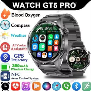 Ola Esporte Montre 5 Pro GPS NFC montre intelligente hommes 360*360 AMOLED écran moniteur de fréquence cardiaque Bluetooth appel IP68 étanche homme Smartwatch 2025