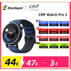 Smartwatch CMF by Nothing Watch Pro 2 1.32 « AMOLED Bluetooth 5.3 Appels BT avec réduction du bruit AI GPS