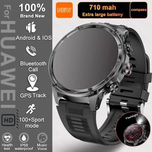 OUIO Pour Huawei Xiaomi GPS Track montre intelligente hommes 1.85 pouces Ultra HD AMOLED écran 710 Mah batterie Bluetooth appel SmartWatch 2025 nouveau