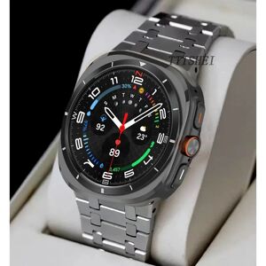 Aucun Bracelet pour Samsung Galaxy Watch, Bracelet en acier inoxydable solide, 7 Ultra AI Smartwatch, 47mm