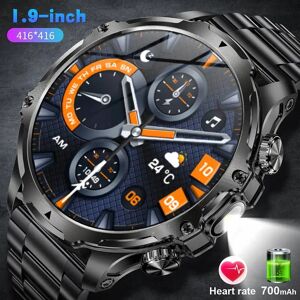 LIGE nouvelle montre intelligente militaire extérieure hommes Sport Fitness montre 700mAh grande batterie 1.9 "écran HD Bluetooth appel Smartwatch 2025