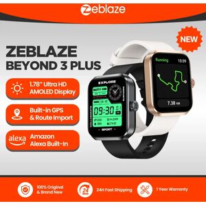 Nouveau Zeblaze Beyond 3 Plus GPS montre intelligente 1.78 ''AMOLED affichage intégré Amazon Alexa faire/ recevoir des appels téléphoniques 3ATM Smartwatch