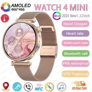ZYKEXUAN 2025 nouvelle montre intelligente femmes 1.32 pouces 466*466 AMOLED HD écran NFC IP68 sport étanche moniteur de fréquence cardiaque Smartwatch hommes cadeau