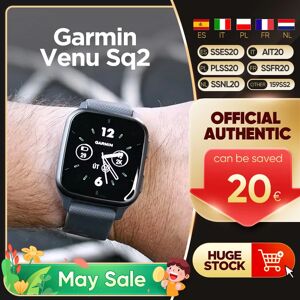 Garmin Venu Sq2 Smartwatch, Batterie 11 Jours, Modes Multiports, Fréquence Cardiaque, Spnings, Suivi du Sommeil, AMOLED