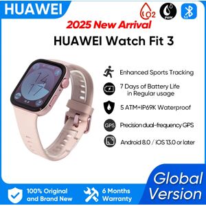 Huawei Watch FIT 3 Smartwatch Écran AMOLED 1,82 pouces Appels Bluetooth Conception ultra-mince