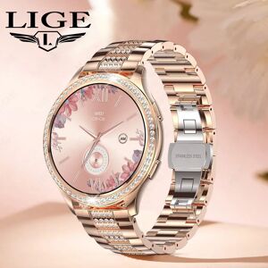 LIGE nouvelle mode Bluetooth appel montre intelligente femmes fonction physiologique sport Bracelet étanche cadran personnalisé Smartwatch dames