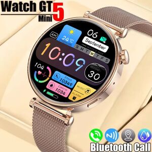 ZYKEXUAN 2025 pour montre HUAWEI originale GT5 Mini 40mm femmes montre intelligente MenBluetooth appel GPS piste AMOLED NFC Bluetooth appel smartwatch
