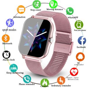 LIGE Full Touch Sport montre intelligente hommes femmes fréquence cardiaque Fitness Tracker Bluetooth appel Smartwatch montre-bracelet GTS 2 P8 plus montre
