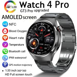 ZYKEXUAN Huawei Watch 4 pro smartwatch homme AMOLED HD écran Bluetooth appel GPS piste NFC surveillance de la santé smartwatch 2025 nouveau