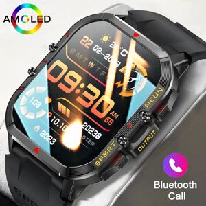 LIGE 2025 montre intelligente hommes Sports de plein air surveillance de la fréquence cardiaque IP68 montres étanches Bluetooth appel Smartwatch pour Android iOS