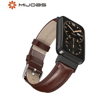 MIJOBS Mi Band 7 Pro Strap Bracelets en cuir Remplacement pour Xiaomi Mi Band 7 Pro Bracelet Smartwatch Accessoires Correa Miband 7 Pro