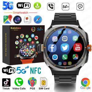 BAOAIQI 2025 montre 7 Ultra montre intelligente moi appel vidéo Smartwatch 4G/5G carte Sim GPS WIFI caméra rotative appel Global Google carte pour Samsung