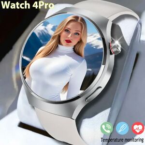 OBAME 2025New Watch4 PRO pour Huawei montre intelligente hommes montre 4 Pro AMOLED écran Bluetooth appel NFC GPS fréquence cardiaque étanche SmartWatch