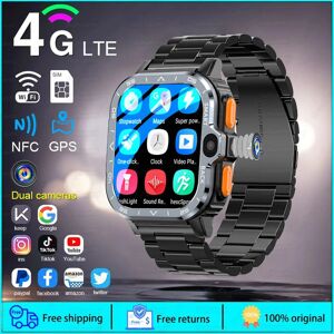 KAVSUMI Pour HUAWEI ios 2025 nouveau GPS 4G 5G montre intelligente double caméra 64/16GB mémoire WiFi étanche téléphone carte SIM Smartwatch Android