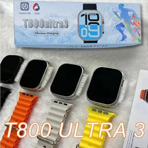 PENGAGAR 2025 T800 Ultra 3 montre intelligente hommes 49mm série 8 2.3 "AMOLED écran NFC boussole étanche pour Apple montre IWO Ultra 8 Smartwatch