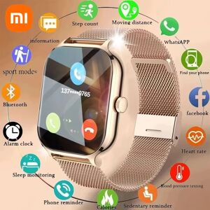 MIJIA Xiaomi 2025 vente nouvelle montre intelligente pour hommes femmes plus récent Sport SmartWatch visages Bluetooth appel Sport Fitness téléphones Android iOS