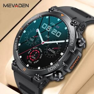 MEVADEN-Montre intelligente HD pour homme, appel Bluetooth, tracker de fitness sportif, moniteur cardiaque, Android IOS MD56, 1.39 ", 400mAh
