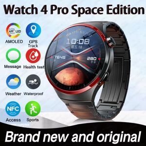ZYKEXUAN Pour Huawei montre 4 PRO montre intelligente hommes édition d'exploration spatiale Bluetooth appel GPS NFC fréquence cardiaque sport SmartWatch 2025 nouveau