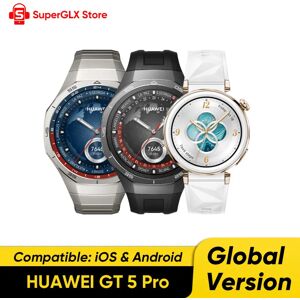Version mondiale HUAWEI Watch GT 5 Pro Smartwatch GT5 Pro Compatible avec iOS et Android