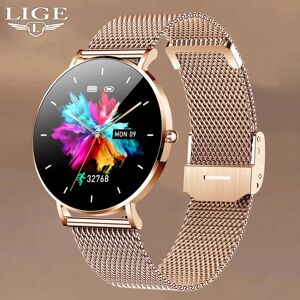 LIGE 2024 AMOLED montre intelligente femmes appel rappeler dames fonction physiologique horloge Sport Bracelet étanche Smartwatch pour hommes