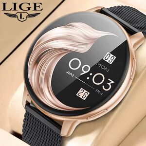 LIGE 2025 montre intelligente femmes Bluetooth appel cadrans personnalisés montres moniteur d'oxygène sanguin Sport hommes Smartwatch dames pour Android IOS