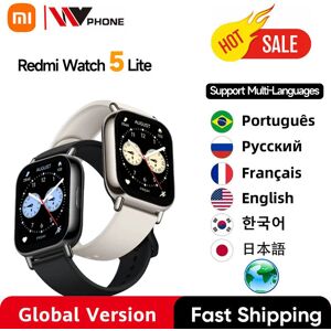 Version mondiale Xiaomi Redmi montre 5 Lite 1.96 "affichage Bluetooth appel téléphonique plus de 150 Modes de Fitness 5ATM étanche Mi Smartwatch